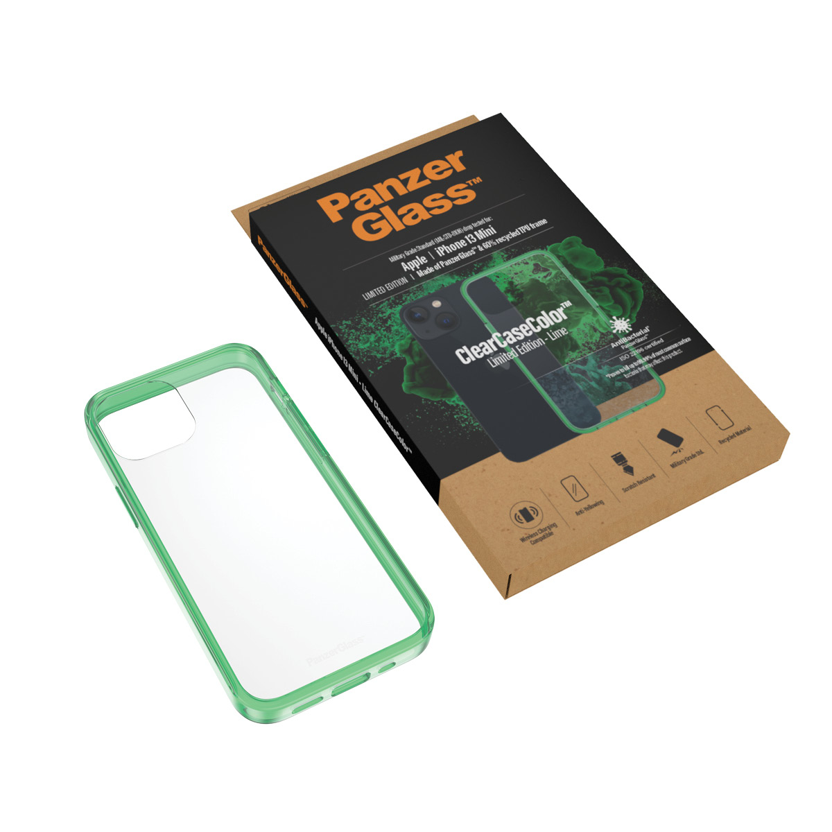 PanzerGlass ® ClearCaseColor™ iPhone 13 Mini - Lime – image 5