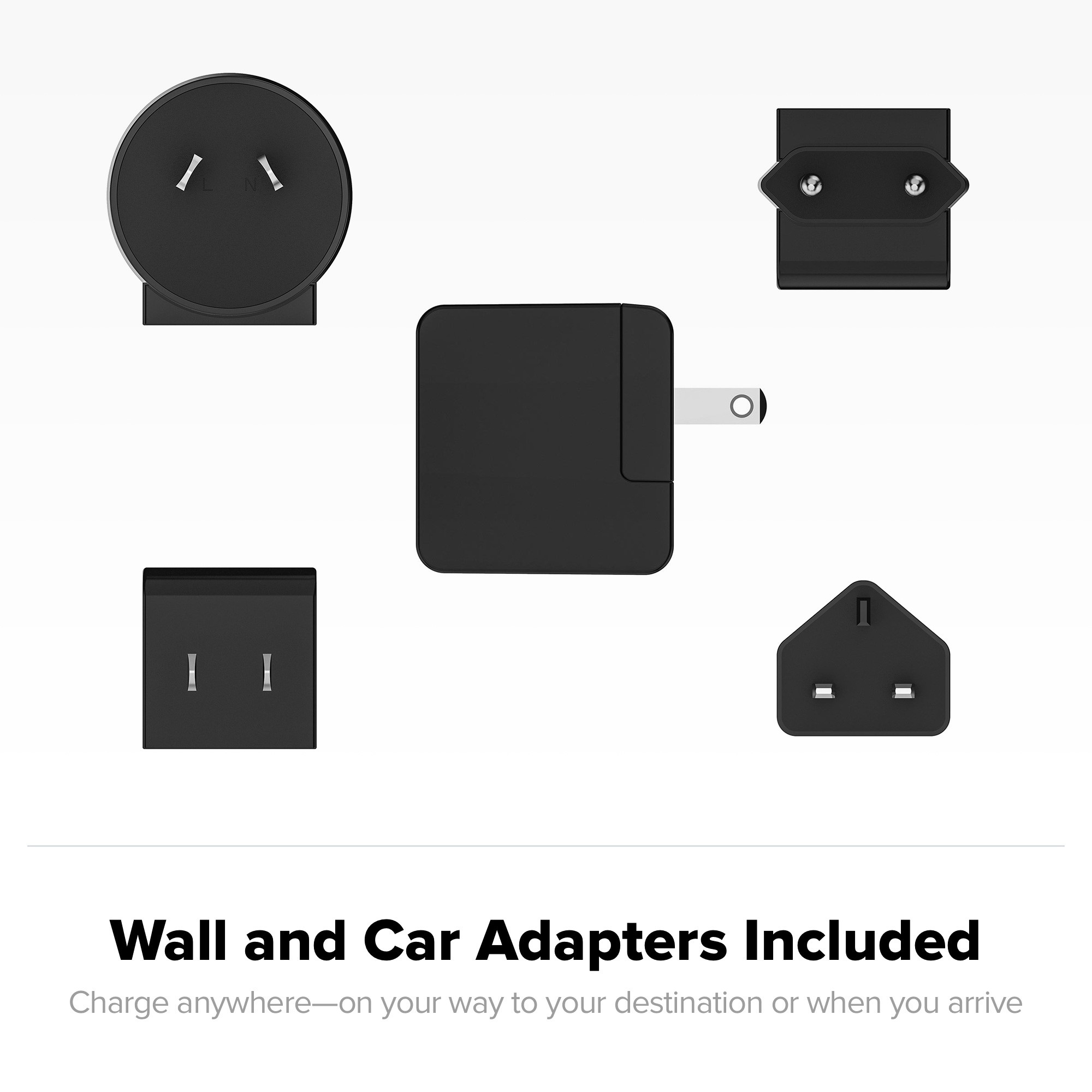 mophie 401302090 mobile device charger Smartphone Black AC, Cigar lighter, USB Wireless charging Indoor – image 4