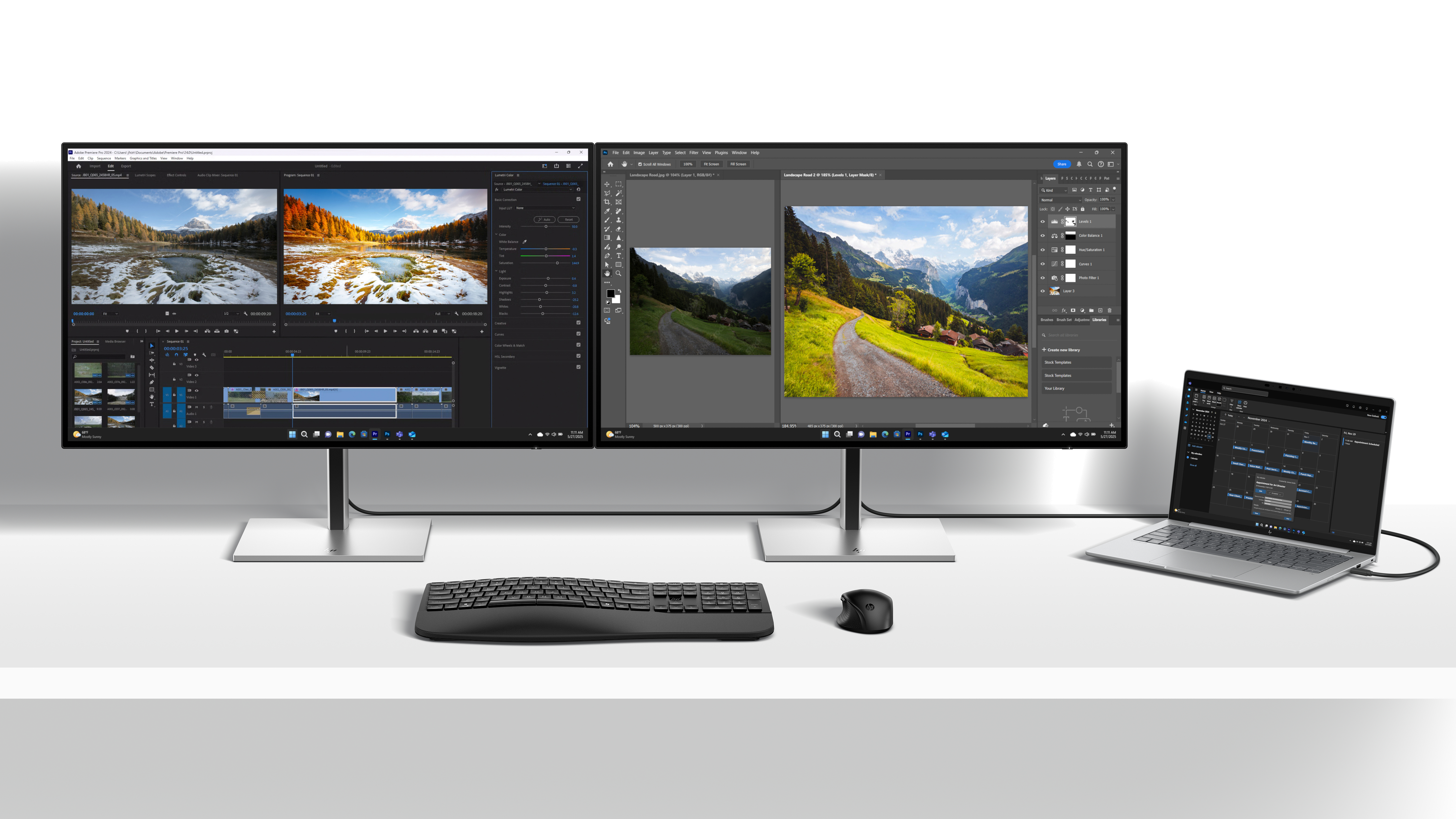 HP Series 7 Pro 31.5p 4K Thunderbolt 4 Docking Monitor 732xk 16:9 2700:1 5m...