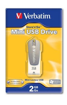 Verbatim Mini Store 'n' Go USB 2.0 Drive 2GB