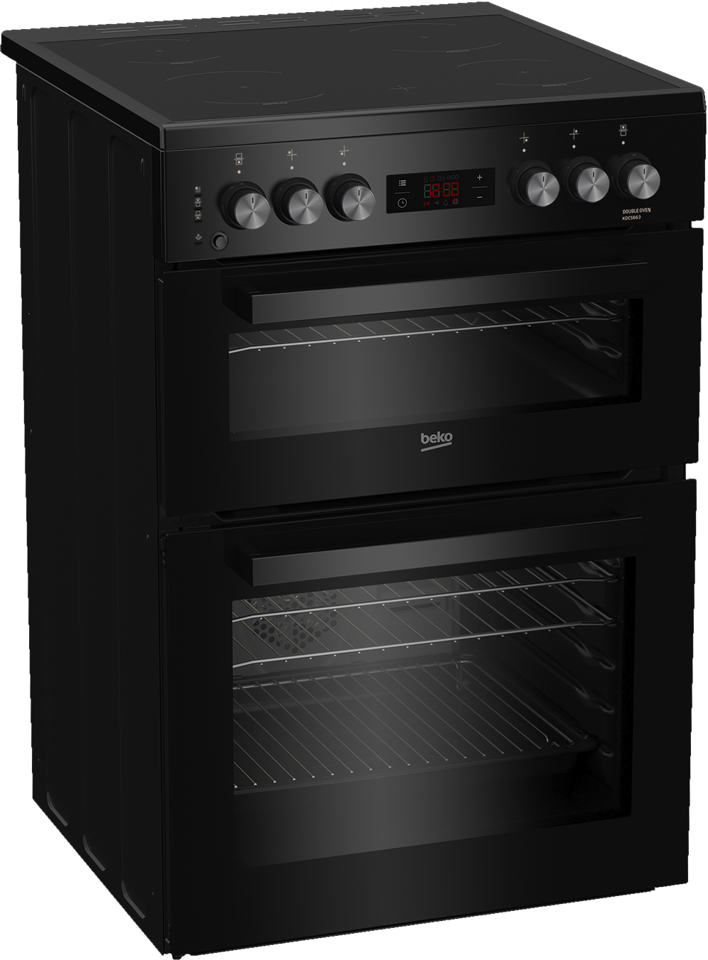 Beko KDCS663K 60 cm Double Oven Electric Cooker – image 2