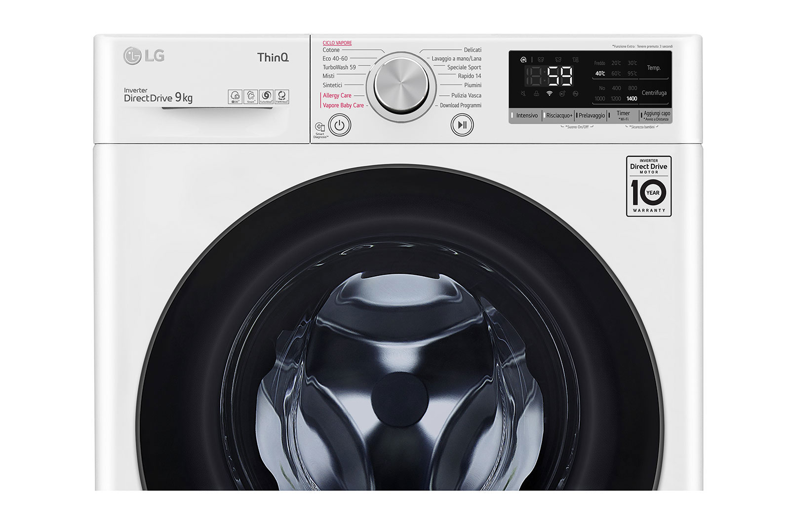 LG Series 500 F4WV509SMAW washing machine Front-load – image 6