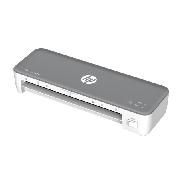 HP OneLam 270 A4 Hot laminator 270 mm/min Grey, White