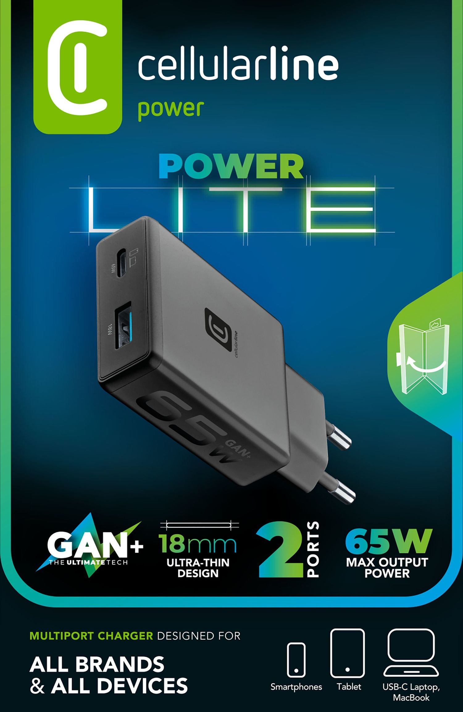 Cellularline POWER LITE 65W DUAL A+C – image 8