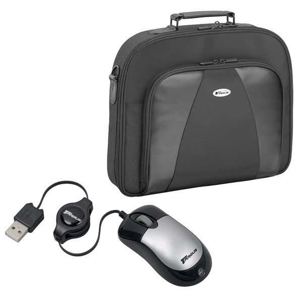 Targus 15.4" Notebook Case + Mini Retractable Mouse