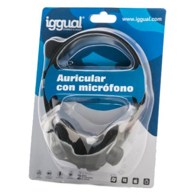 iggual PSI09001 headphones/headset Wired Head-band Gaming Black, Grey – image 2