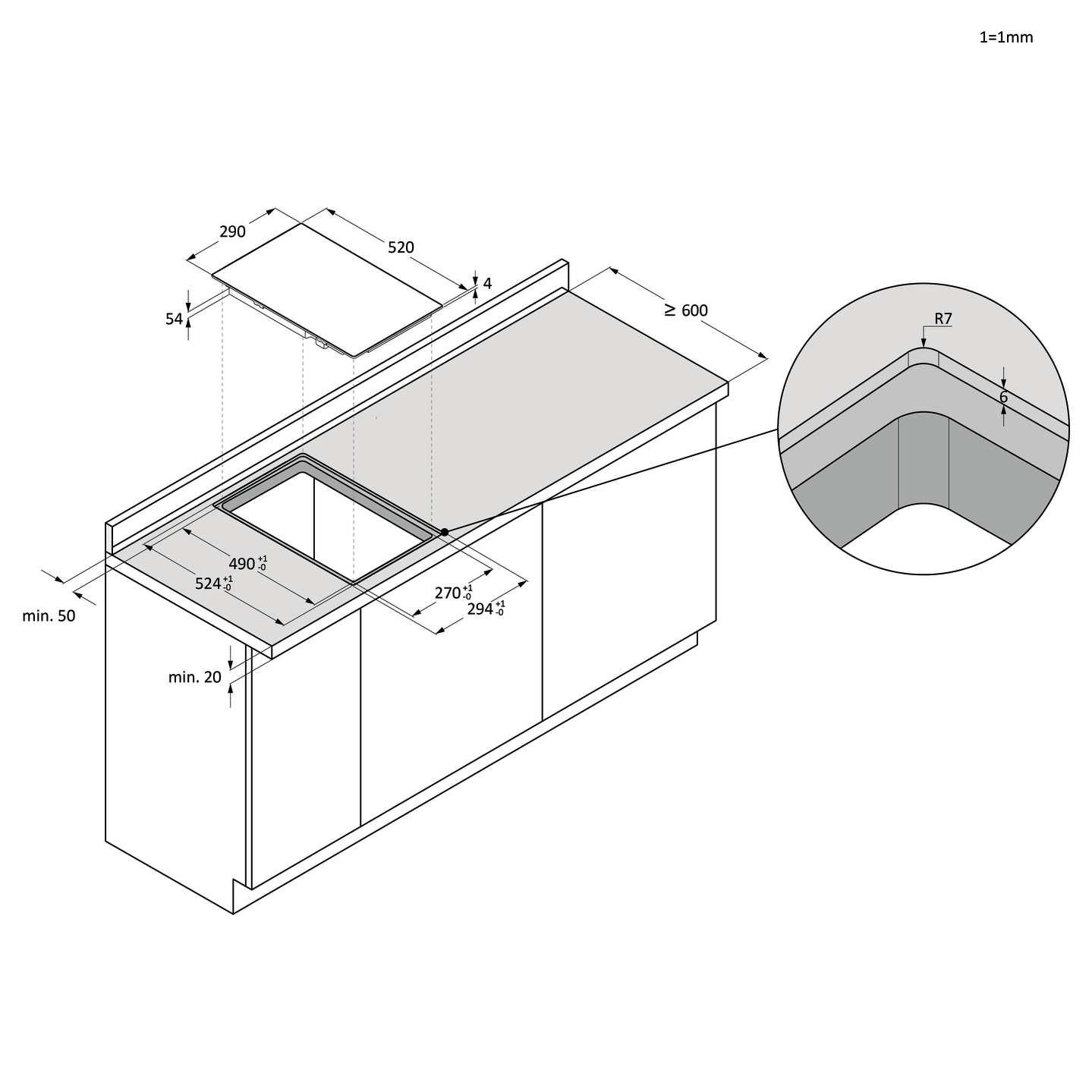 Candy Idea CTP32SCBB Black Built-in – image 9