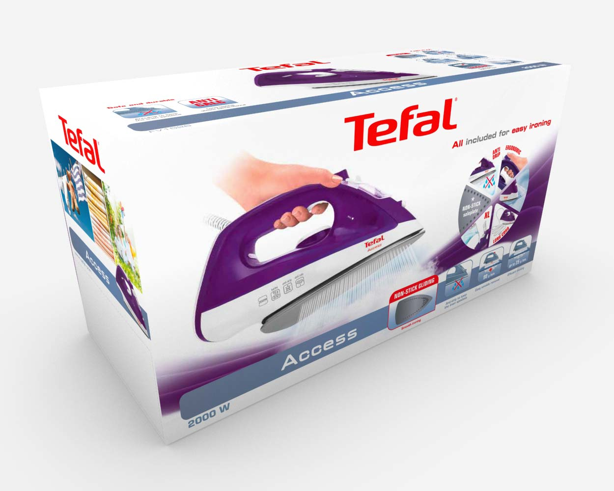 Tefal Access Easy FV1526 iron Dry & Steam iron – image 9