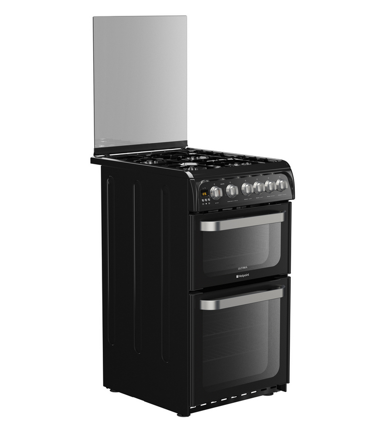 Hotpoint HUG52K cooker Freestanding cooker Natural gas Gas Black – image 5