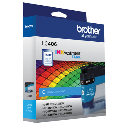 Brother LC406CS ink cartridge 1 pc(s) Original Standard Yield Cyan – image 8