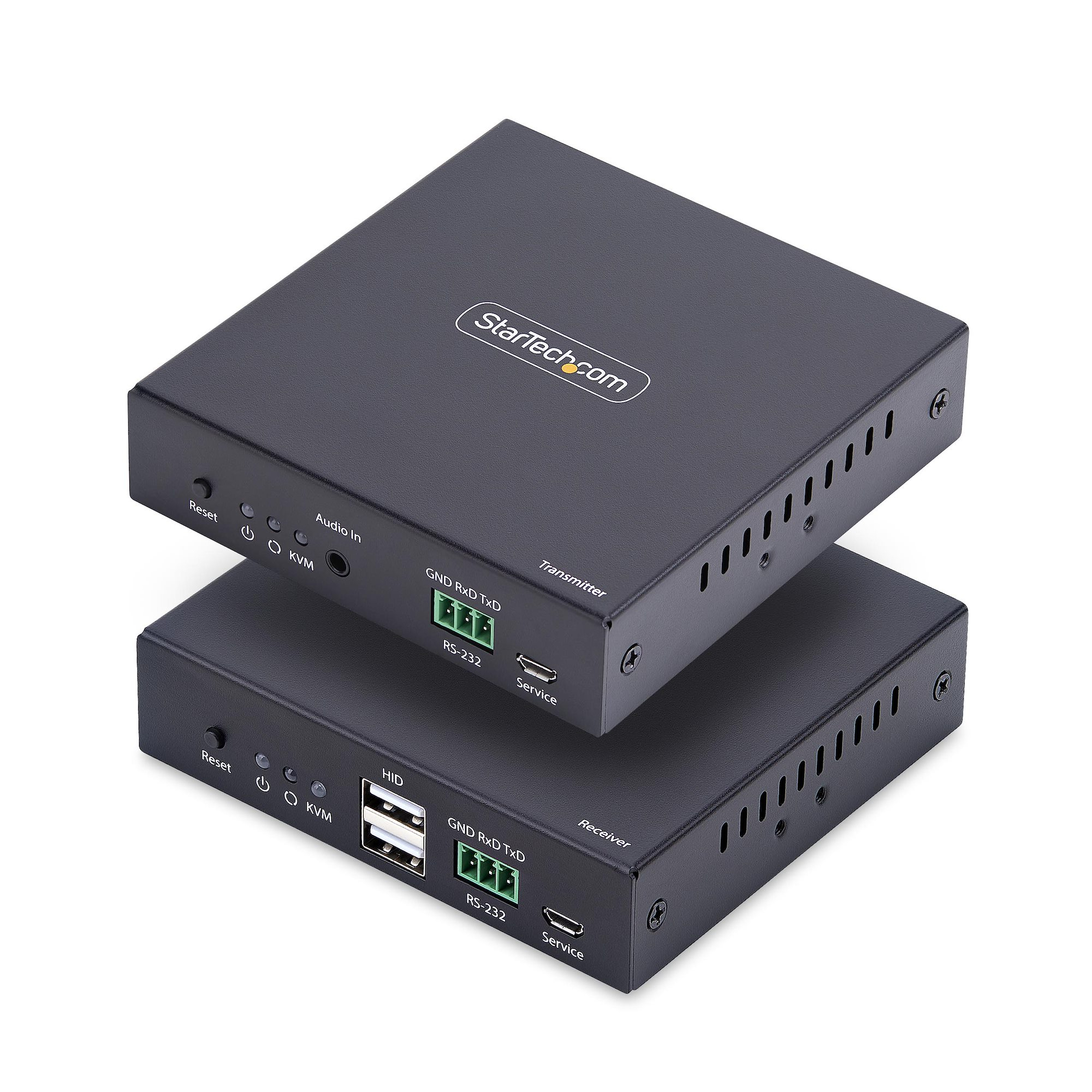 StarTech.com KVM Extender HDMI su Rete IP, Kit Trasmettitore e Ricevitore HDMI 4K 60Hz e USB su Ethernet/Cat6, AVoIP, non Richi