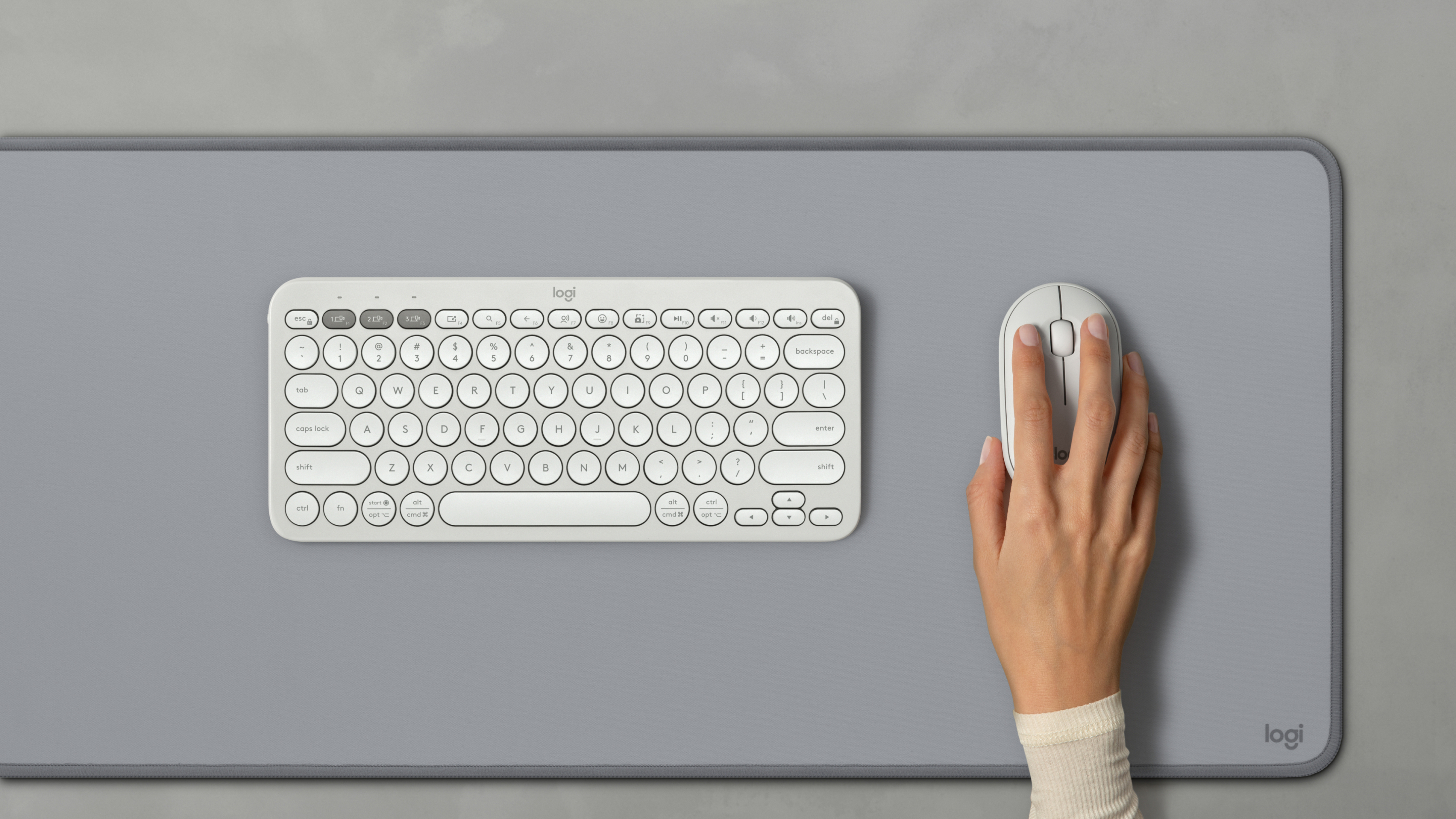 Mouse Logitech Pebble 2 M350S - Inalámbrico - Blanco - 910-007047 Mouse Logitech Pebble 2 M350S - Inalámbrico - Blanco - 910-007047