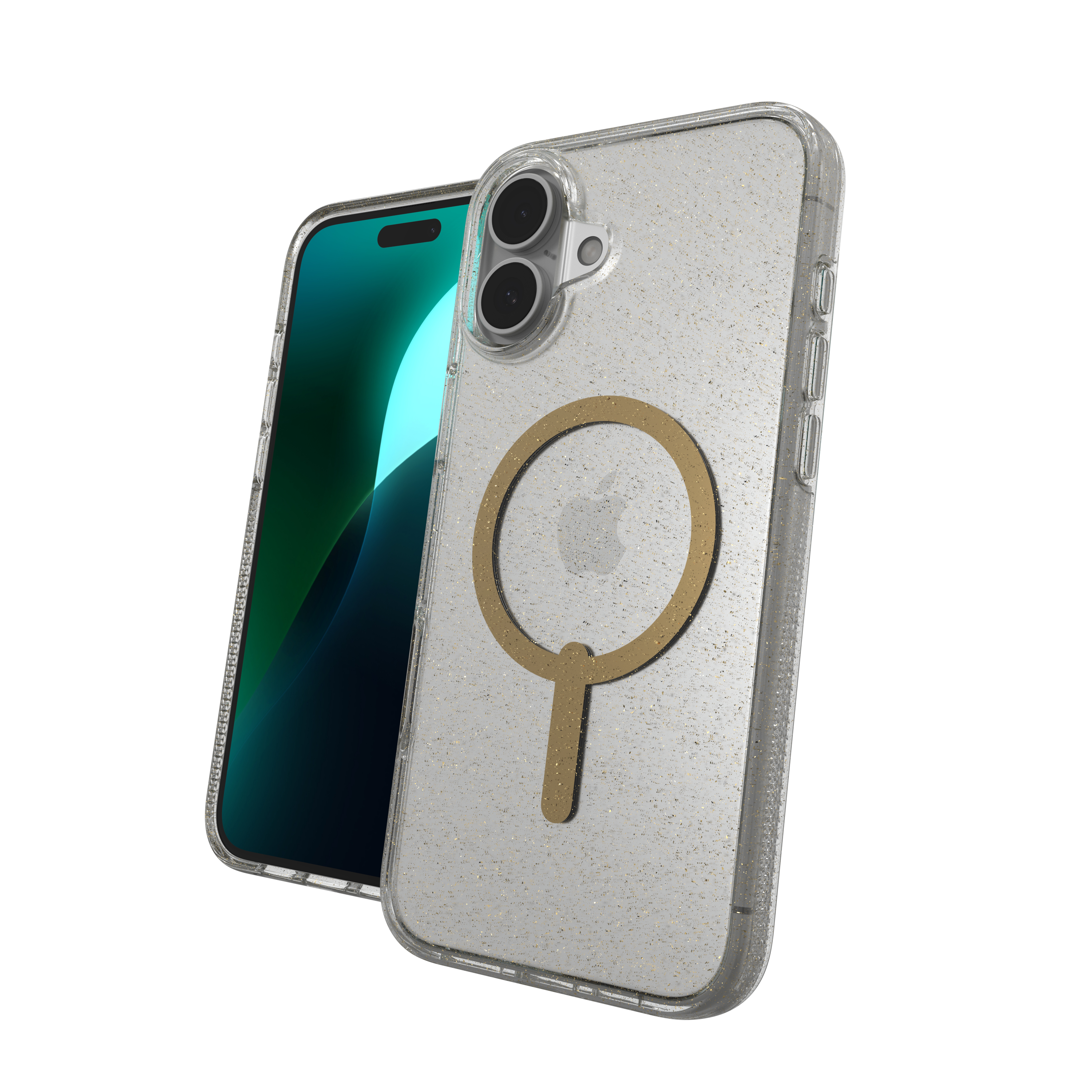 ZAGG Cases Milan Snap Apple iPhone 16 Plus Gold Glitter