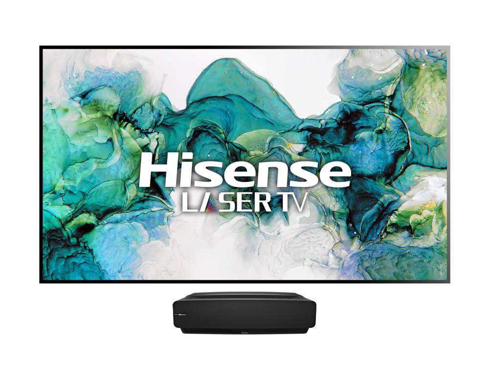 Hisense 100L5G-CINE100A projection TV Ultra short throw projector 2700 ANSI lumens DMD UHD 4K (3840x2160) Black