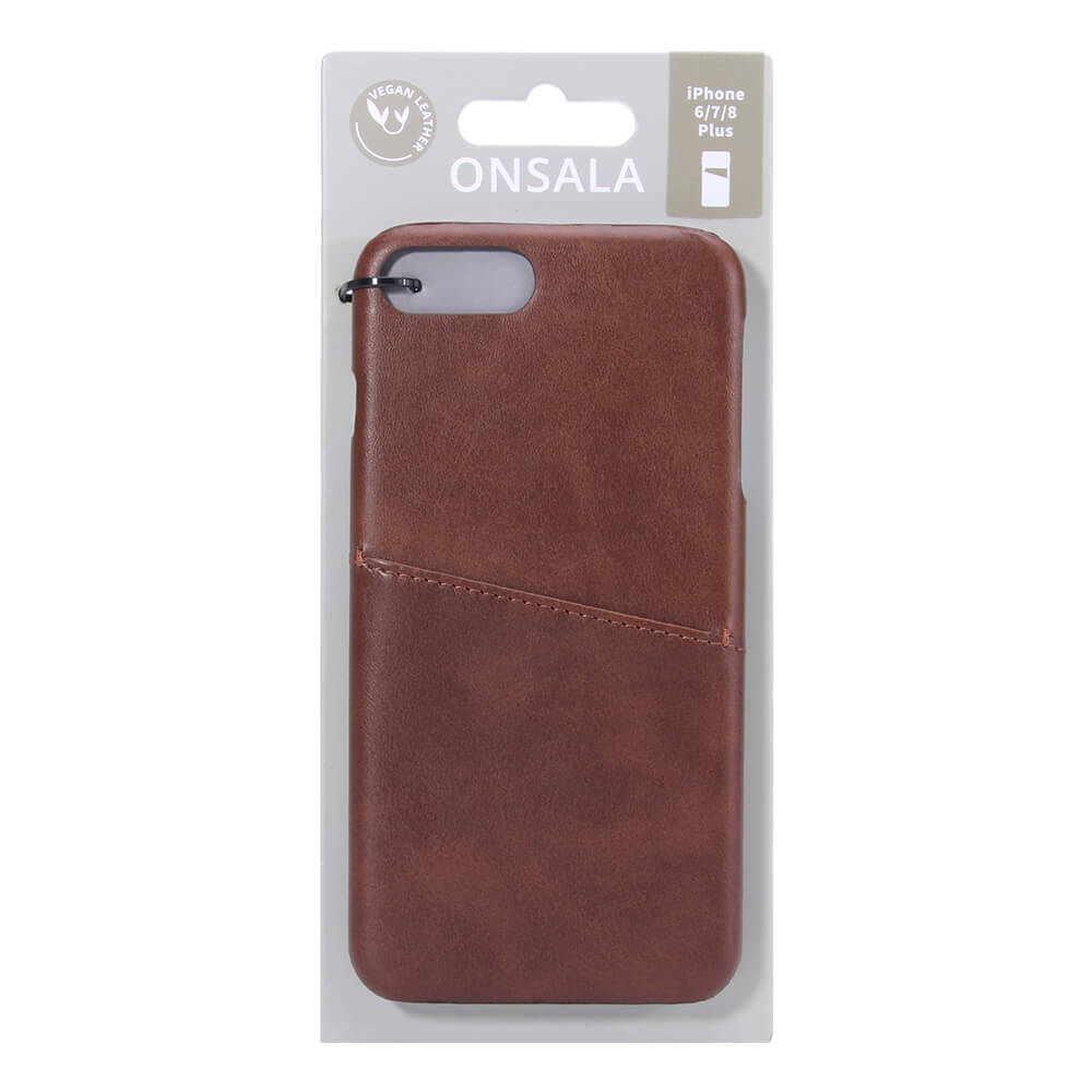 Onsala Mobilecover Brown iPhone 6/7/8 Plus Creditcard Pocket – image 2