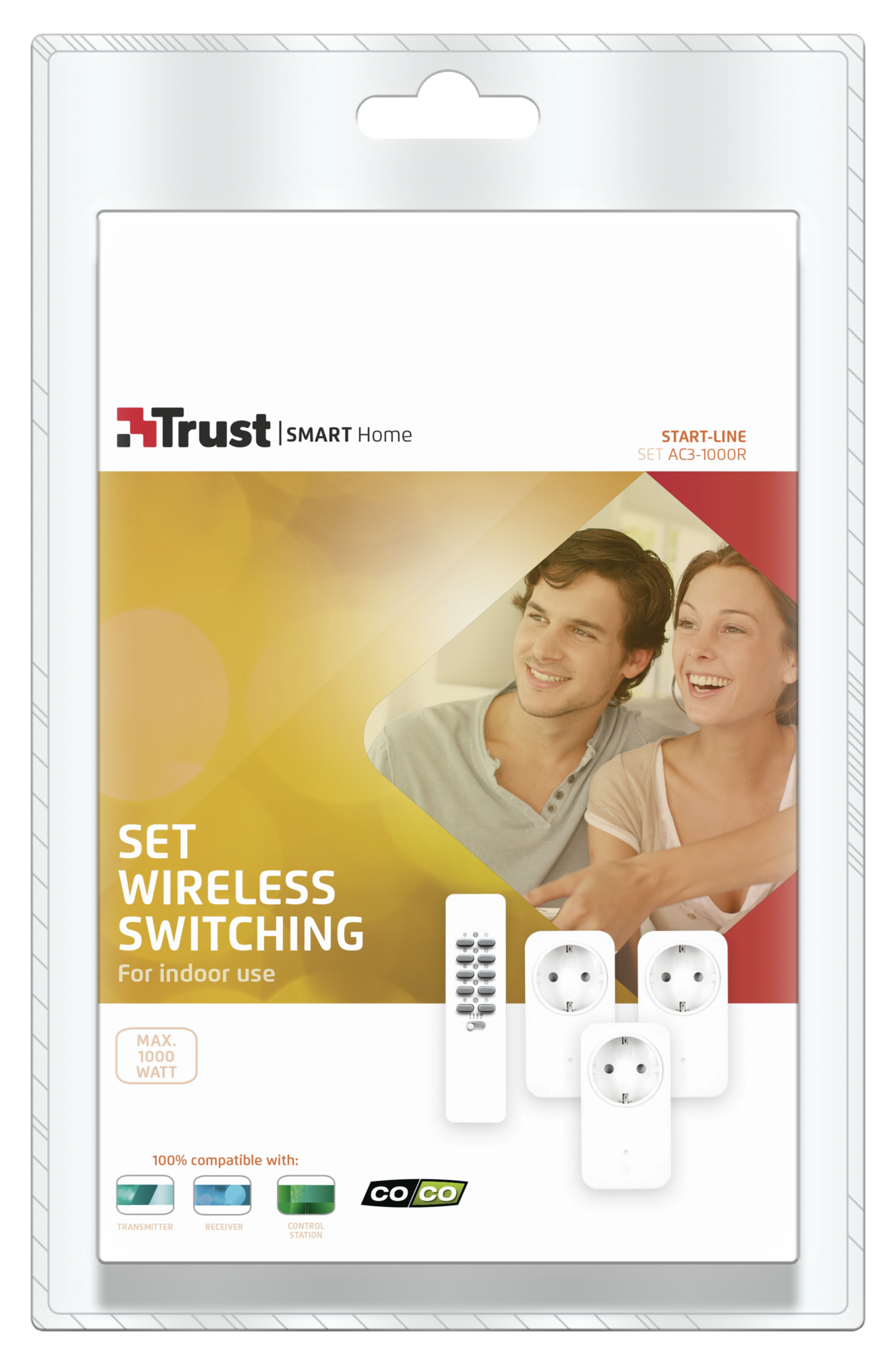Trust AC3-1000R Wireless White – image 2