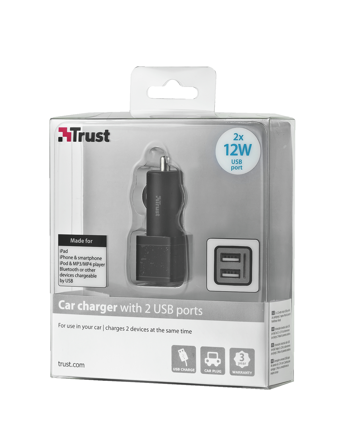 Trust Car Charger with 2 USB ports – image 4