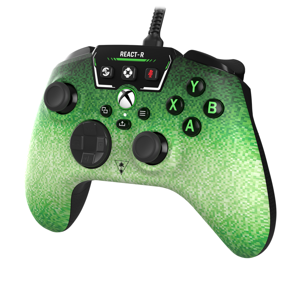 Turtle Beach React-R Nero, Verde USB Gamepad Analogico/Digitale PC, Xbox One, Xbox Series S, Xbox Series X