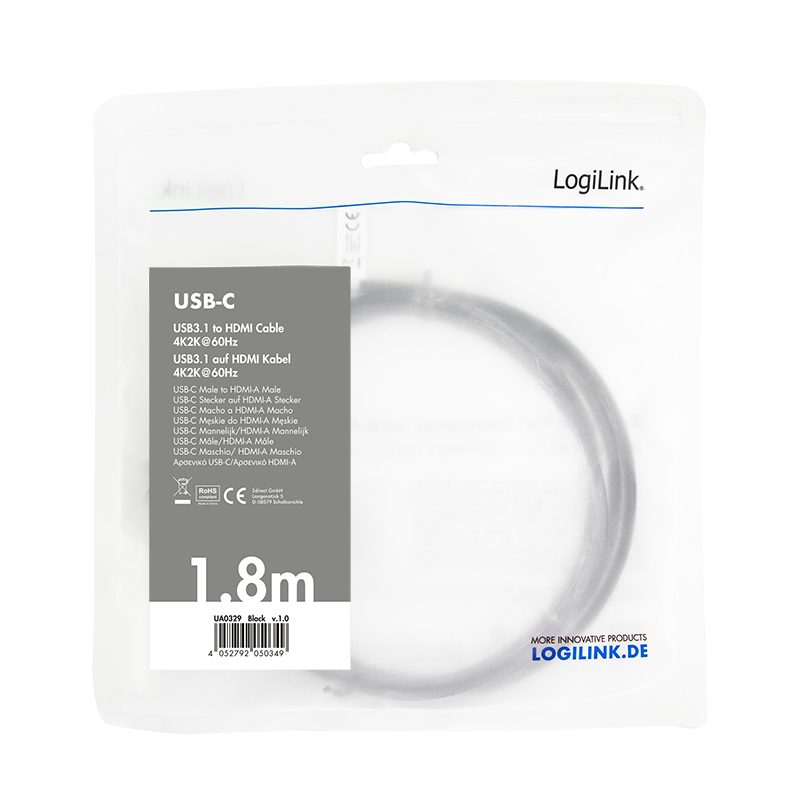 LogiLink UA0329 USB graphics adapter Black – image 4