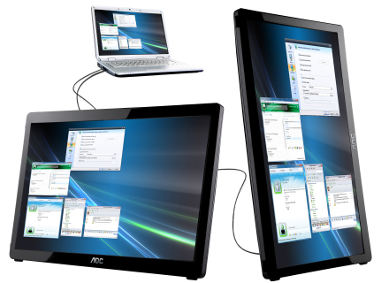 AOC E1649FWU computer monitor – image 2
