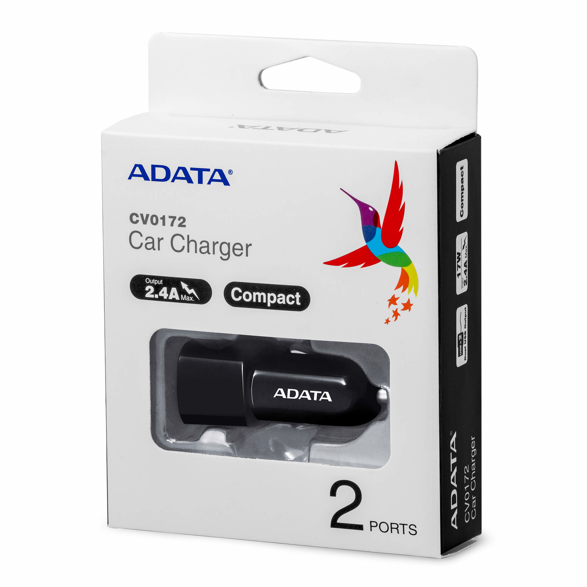 ADATA ACV0172-CBK mobile device charger Mobile phone Black Cigar lighter Auto – image 4