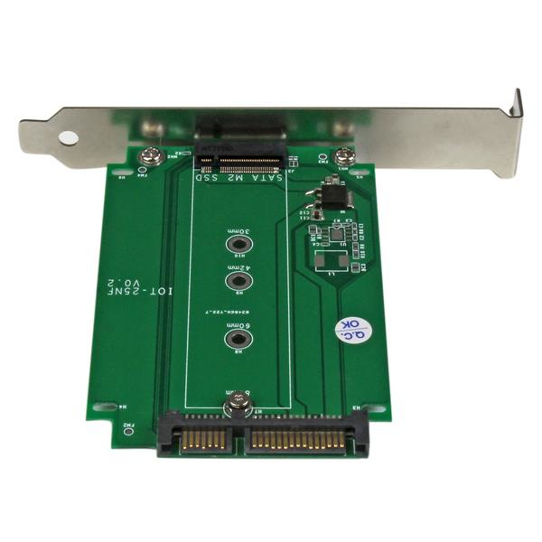 StarTech.com M.2 to SATA SSD adapter – expansion slot mounted – image 4