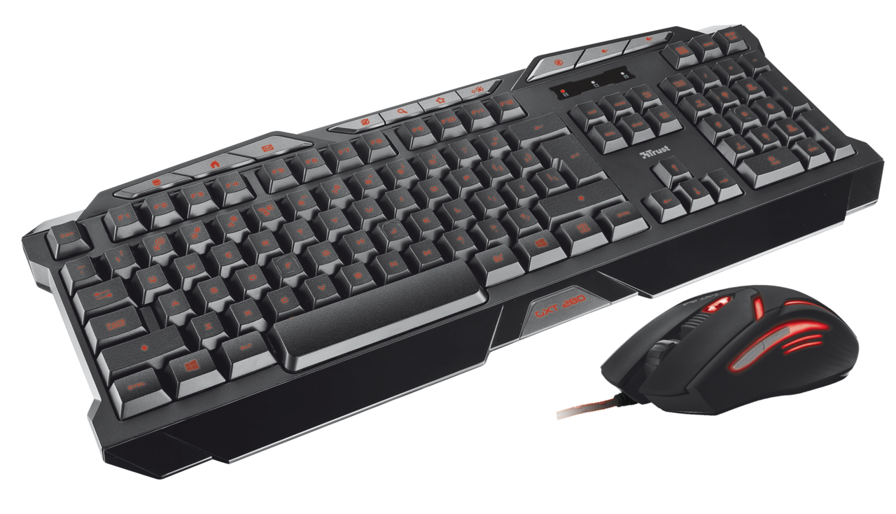 Trust 20005 keyboard Mouse included USB Black