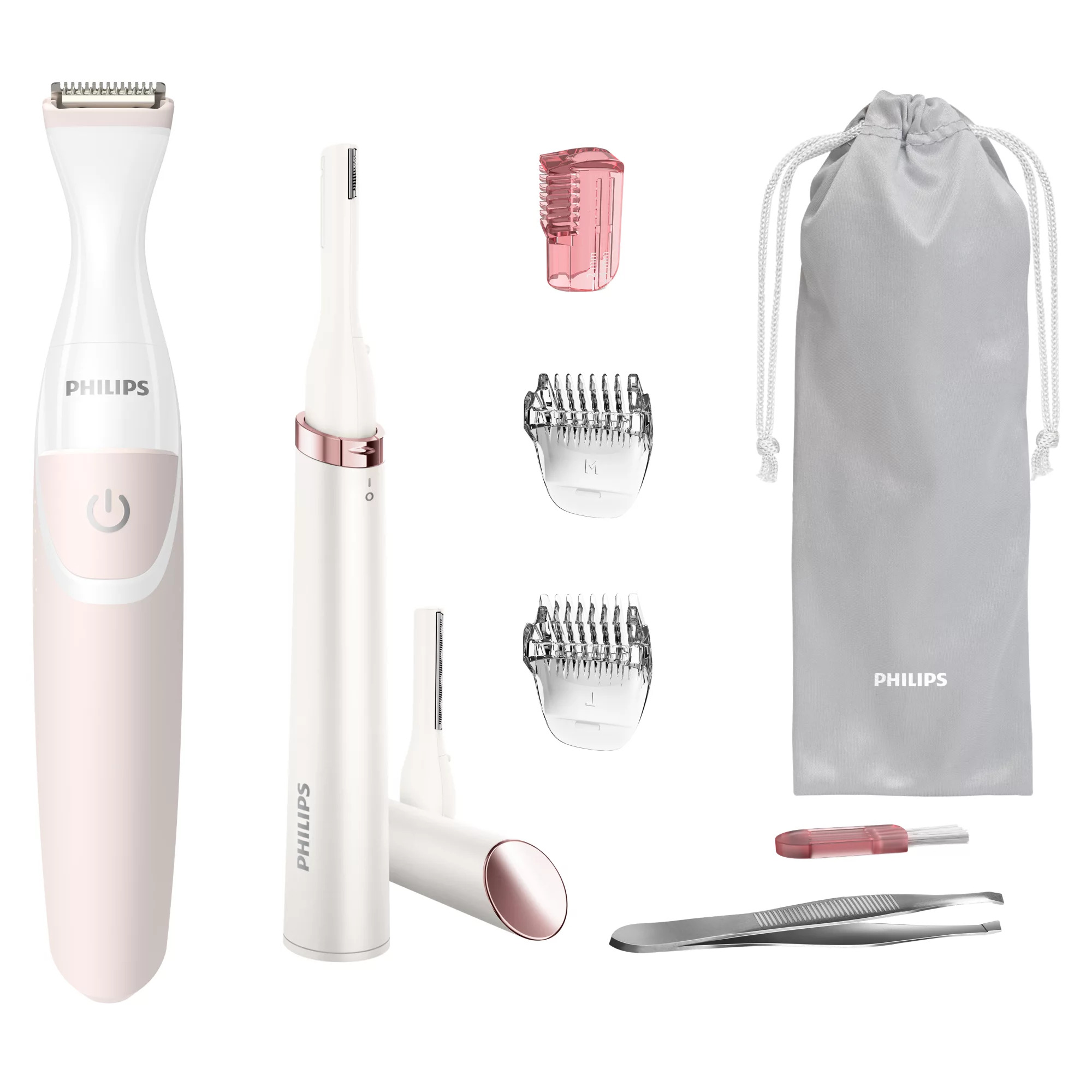 2000 series BRT387/90 bikini trimmer Rose, White