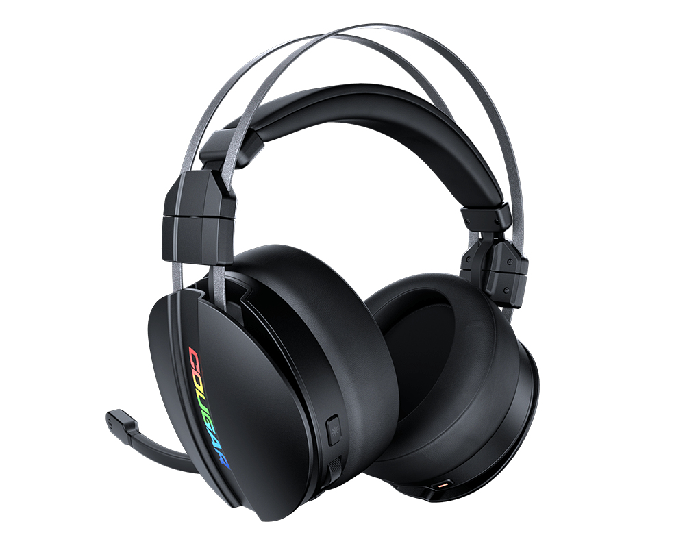 COUGAR 3HW50G53B.0001 headphones/headset Wireless Head-band Gaming Black – image 6