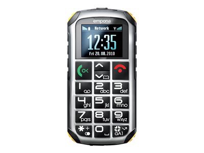Emporia Solid 4.57 cm (1.8") 92 g Black, Silver
