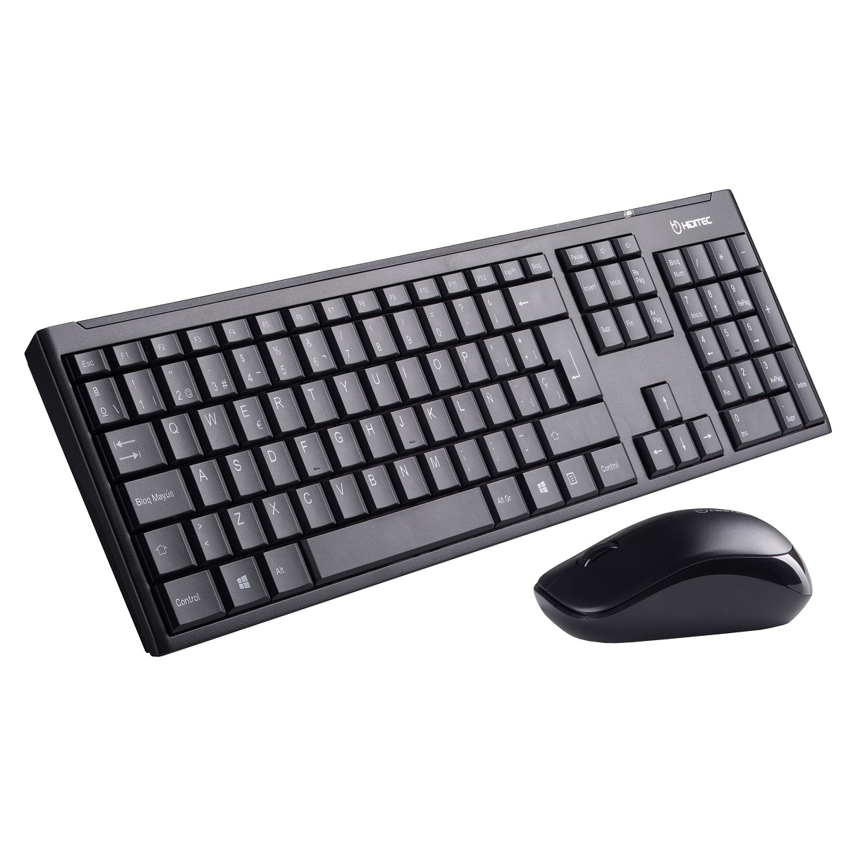 Hiditec KM300 keyboard Mouse included RF Wireless QWERTY Black – image 2