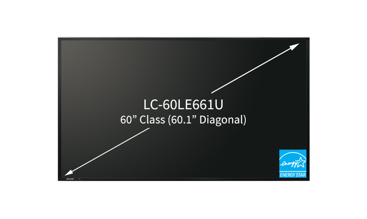 Sharp LC60LE661U 152.4 cm (60") Full HD Smart TV Wi-Fi Black 300 cd/m² – image 3
