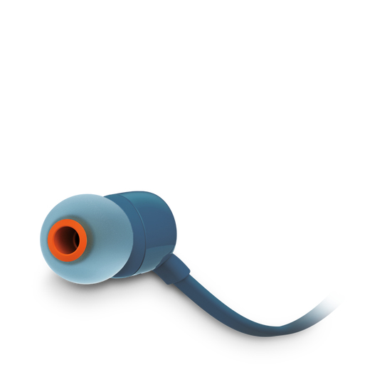 JBL T110 Headset Wired In-ear Calls/Music Blue – image 2
