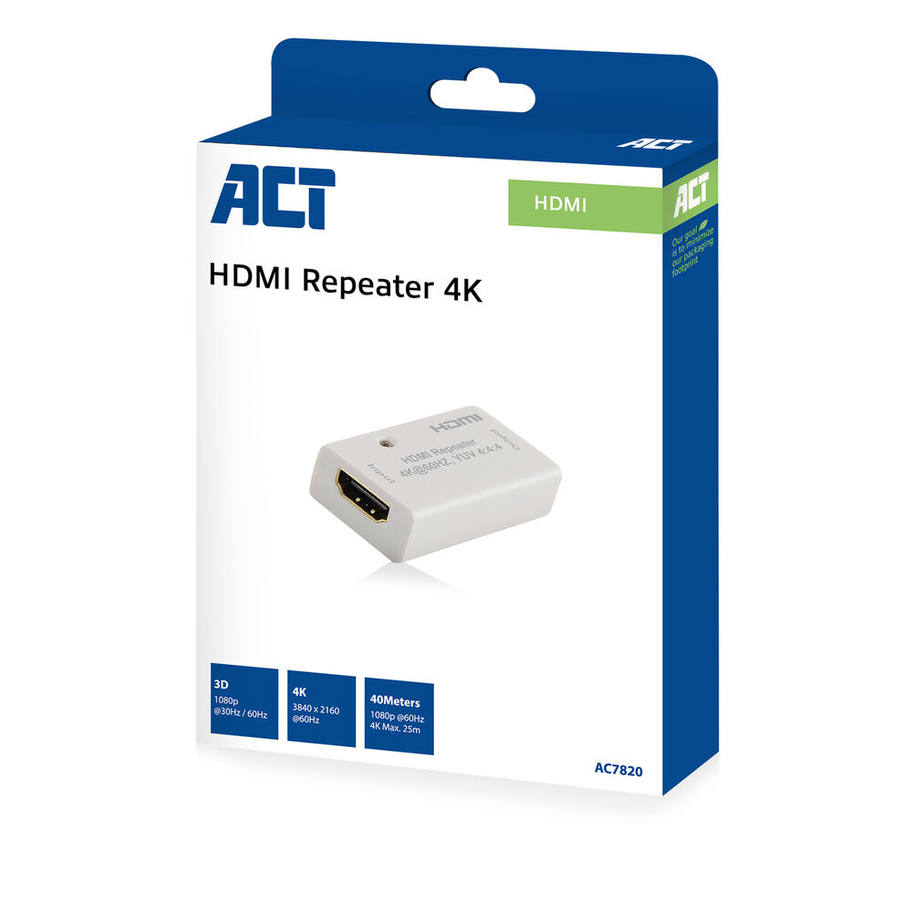ACT HDMI repeater, up to 40 meter, 4K support – image 4