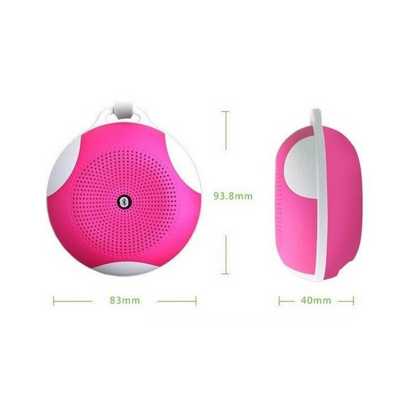 Techly Portable Bluetooth Speaker Wireless Sport MicroSD Pink ICASBL03 – image 3