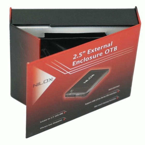 Nilox HDD Esterno 2.5 P. 500 GB OTB – image 2
