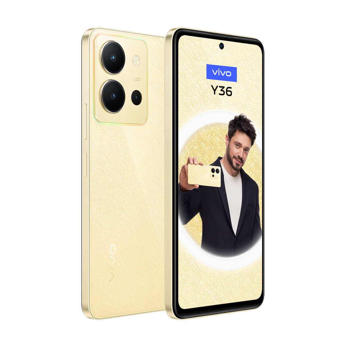 vivo Y36 Vibrant Gold