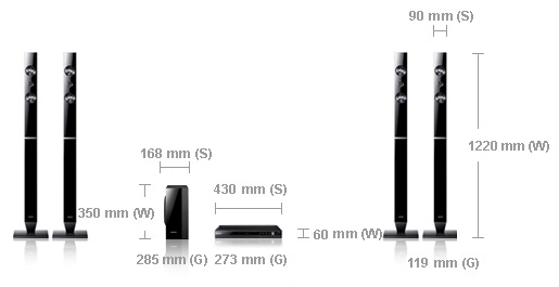 Samsung HT-D4550 home cinema system – image 2