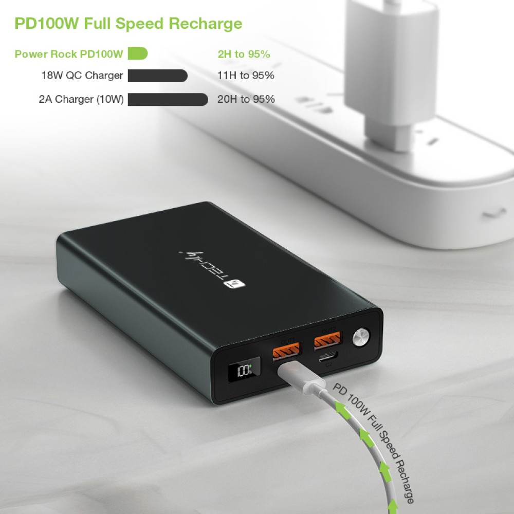 Techly I-CHARGE-20A-100W power bank Lithium Polymer (LiPo) – image 4