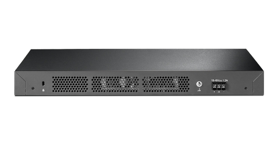 TP-Link T2600G-28TS-DC network switch Managed L2 Gigabit Ethernet (10/100/1000) Black – image 3