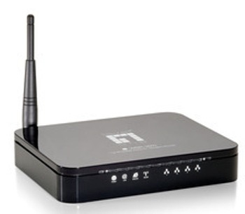 LevelOne WBR-3601B wireless router Black