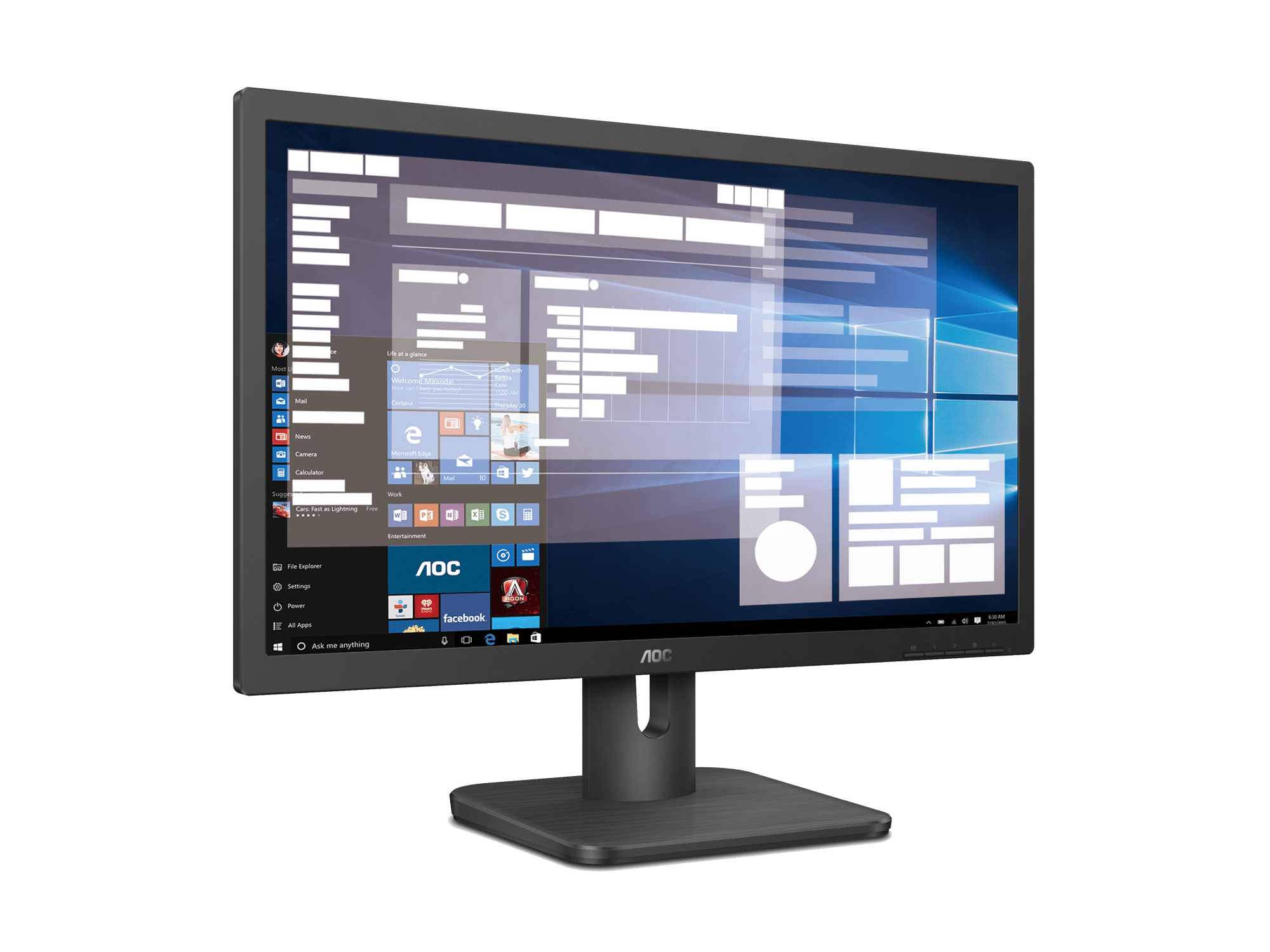 AOC E1 9E1HA computer monitor – image 3