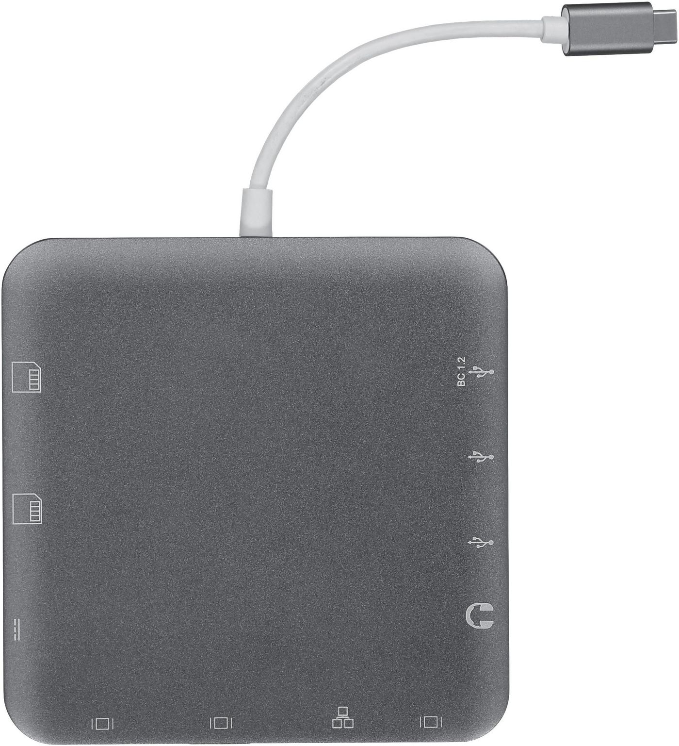 eSTUFF USB-C Docking Hub Grey – image 2