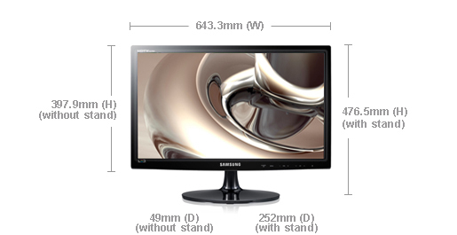 Samsung T27B300EW computer monitor – image 7