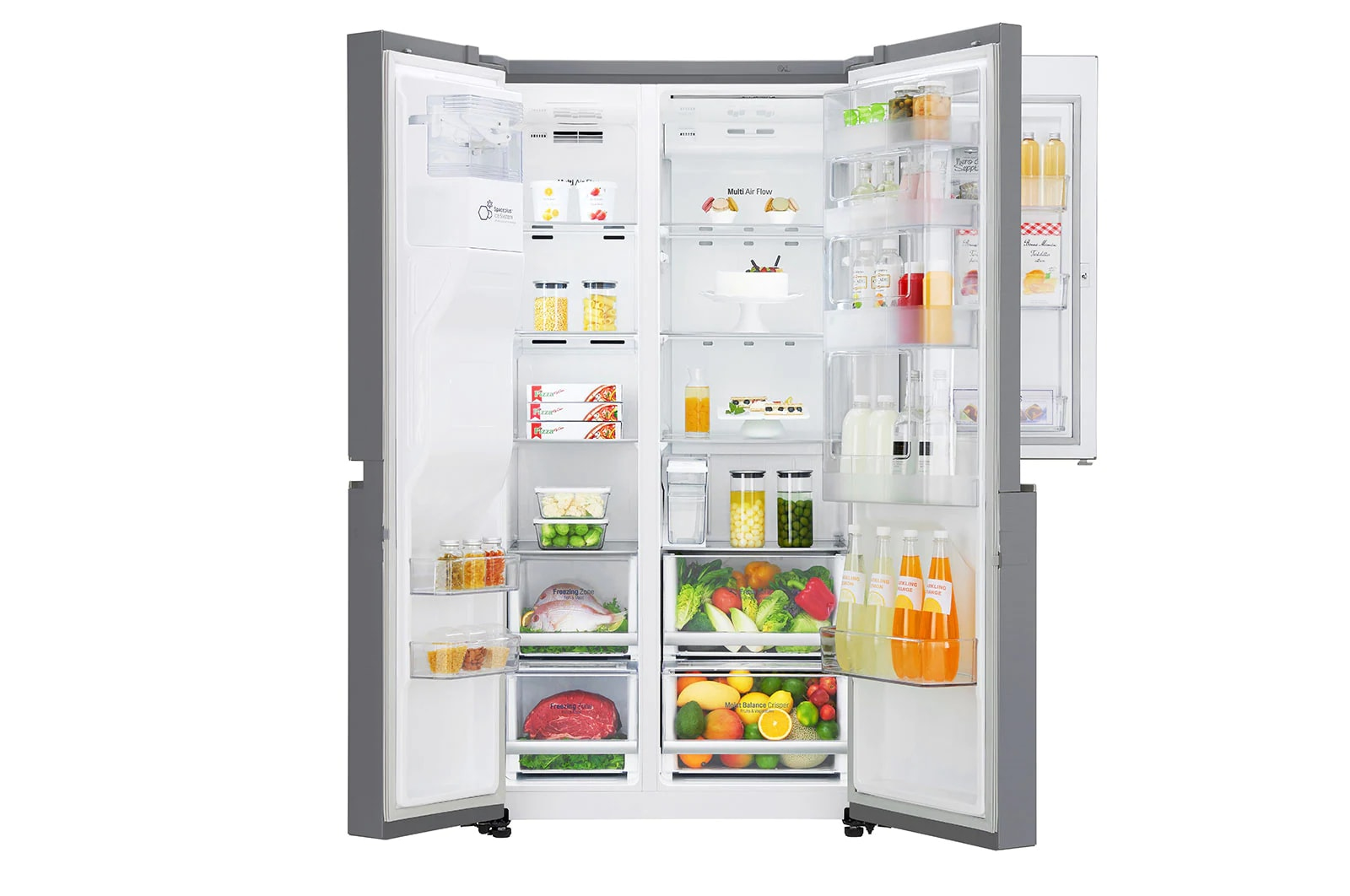 LG GSJ761PZZE side-by-side refrigerator Freestanding – image 3