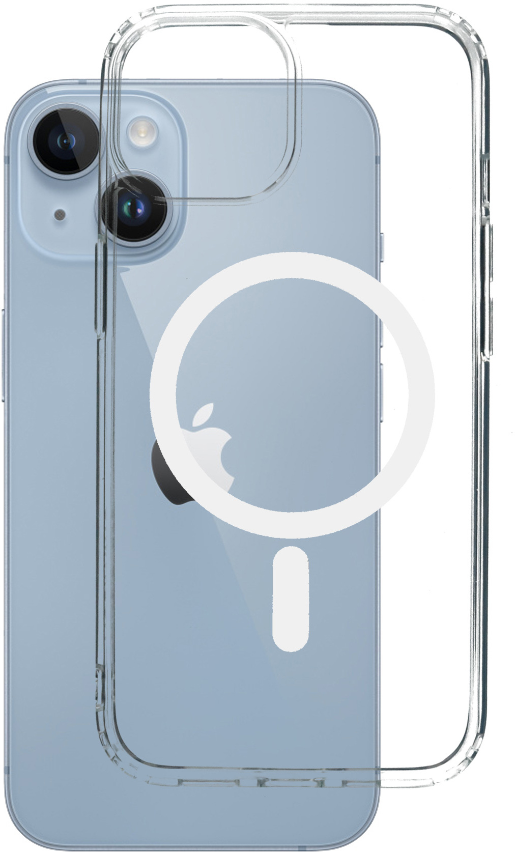 Mobiparts Hardcover Apple iPhone 14 Clear (Magsafe Compatible)