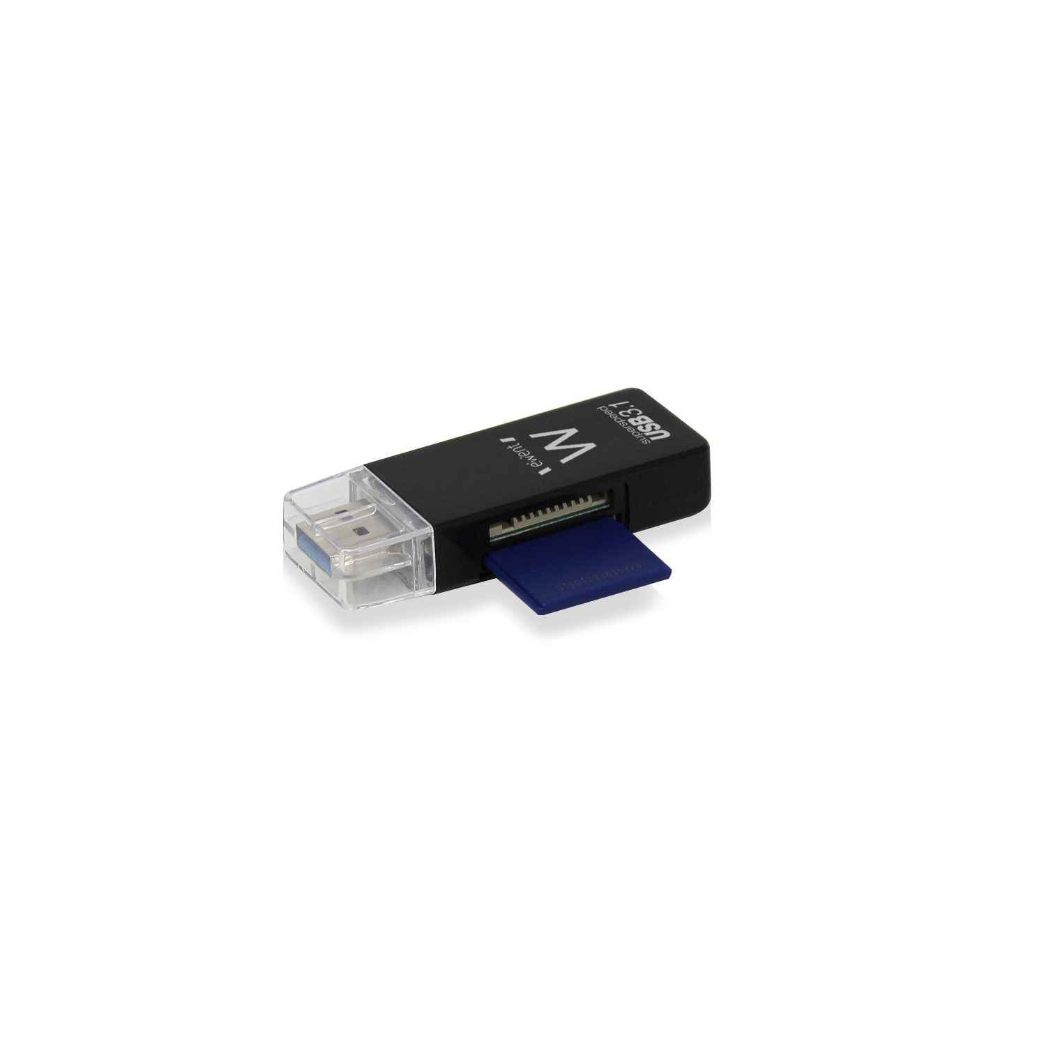 Ewent EW1072 card reader USB 3.2 Gen 1 (3.1 Gen 1) Type-A Black – image 2