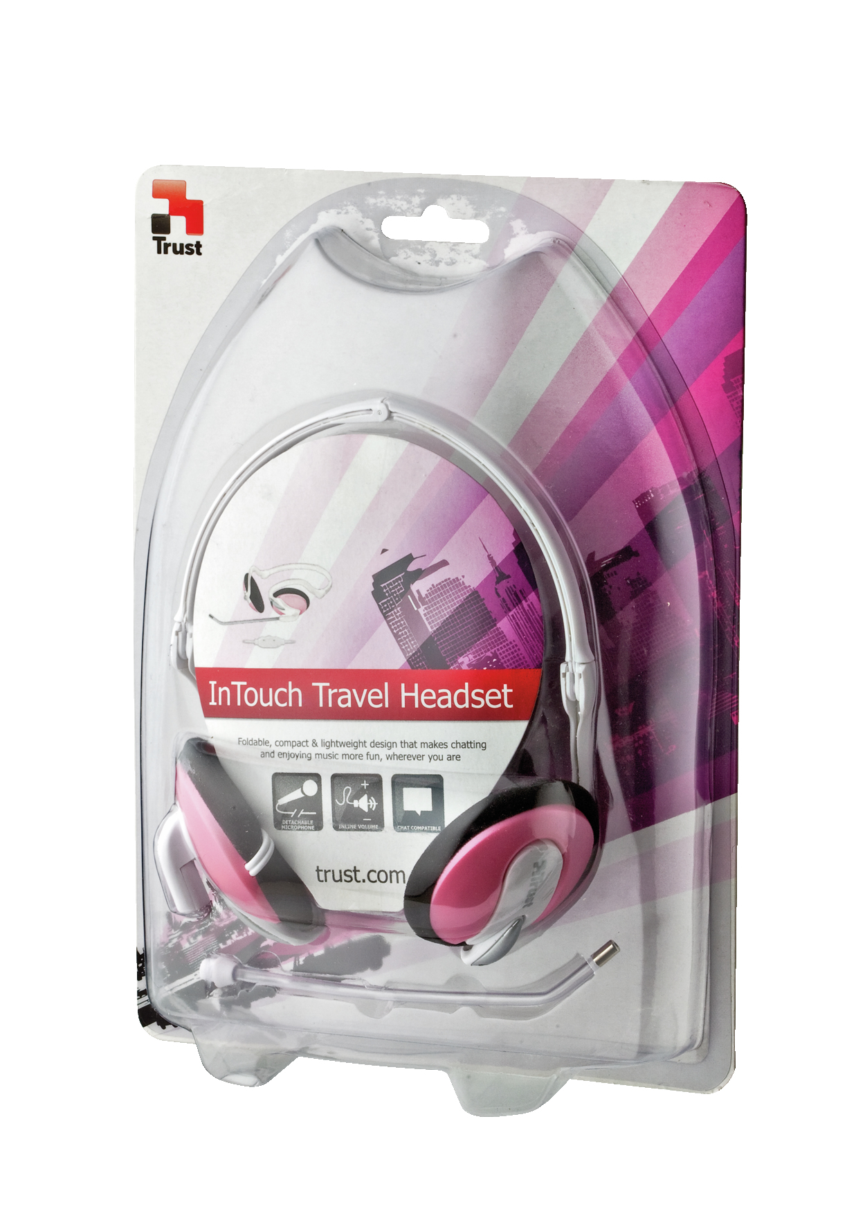 Trust InTouch Travel Headset - Pink – image 2