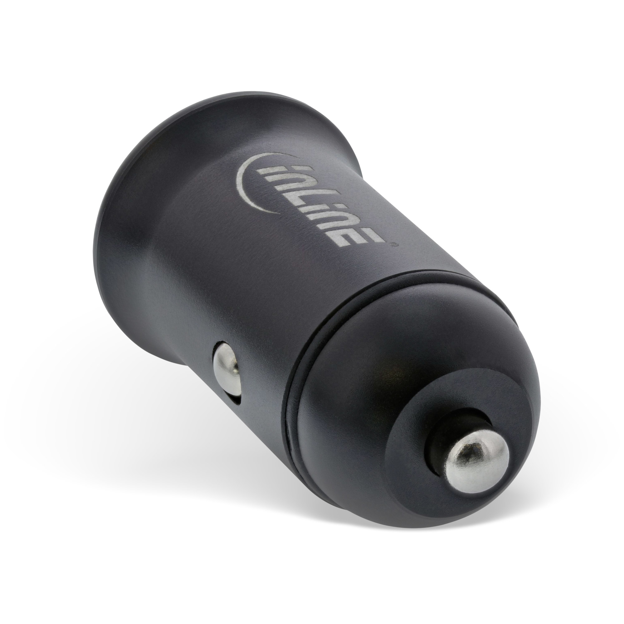 InLine USB car charger power-adapter power delivery, USB-A + USB-C, black – image 2