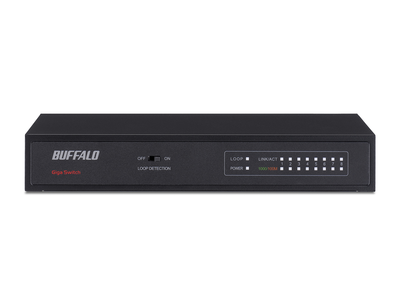 Buffalo LSW5-GT-8NS/BK network switch Gigabit Ethernet (10/100/1000) Black